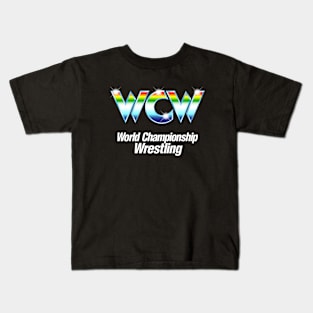 WCW Rainbow Logo Kids T-Shirt